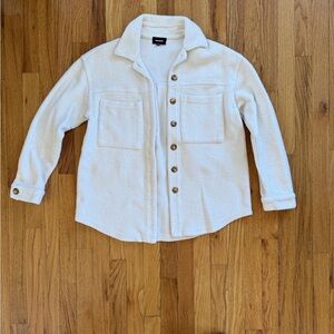 Monrow Ivory Shacket